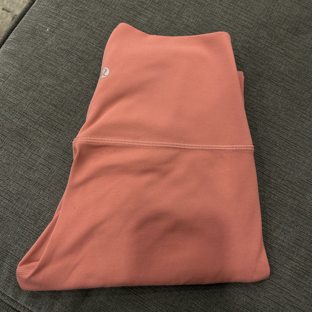 lululemon pink/peach align leggings